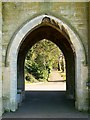 Stroud cemetery chapel, porte-cochere, Bisley Road, Stroud