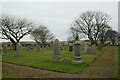 Trees in cemetery by Mauldmoss