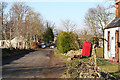 Postbox south of the lodge at Parkhill