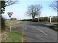 Crossroads near Orton-on-the-Hill