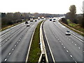 The M62 Motorway looking westwards