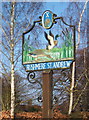 Rushmere St Andrew village sign