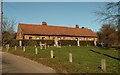 Almshouses near Stock church