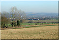 SO8293 : Farmland towards Seisdon, Staffordshire by Roger  D Kidd