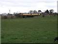 Yellow Train near Holme Farm