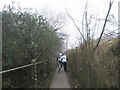 Footpath adjacent to railway line