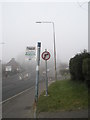 Bus stop by Oaklands Road