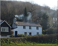 SX5447 : Cottage in Noss Mayo by Derek Harper