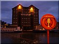 Gloucester docks at night