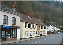 SO5200 : Police station, pub and phone box at Tintern by Pauline E