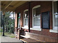 Waiting room, the old station at Heacham