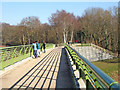 SO7483 : Severn Valley Country Park - view on footbridge by P L Chadwick