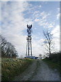 SD6709 : Communications mast, Markland Hill by Alexander P Kapp