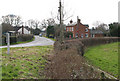 Postbox at a road junction, Camer