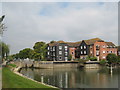 New flats at Sandford Lock on the Thames