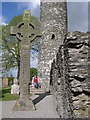 O0482 : High Cross and Round Tower at Monasterboice by Hector Davie