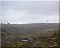 SD8418 : Scout Moor Wind Farm from Naden Reservoirs by Paul Anderson