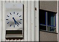 J3374 : Clock opposite Belfast City Hall by Albert Bridge