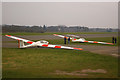 Gliders at Kenley Airfield