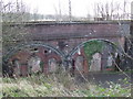 Bricked-up railway arches