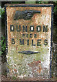 Milepost in Innellan