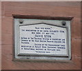 NS4863 : Plaque on Causeyside Street by Thomas Nugent