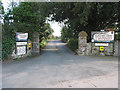 Entrance to Glewstone Court Hotel