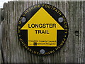 SJ4568 : Longster Trail Sign by BrianPritchard