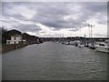 The view up the Medway from the paddle steamer pier