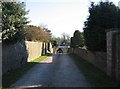 Private driveway off Blackhouse Hill