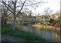 Canal footbridge