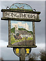 TG3131 : Edingthorpe - village sign by Evelyn Simak
