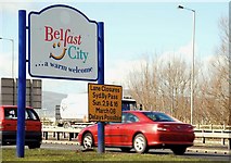 J3876 : Welcome to Belfast by Albert Bridge