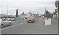 The busy A487 at Dinas, Llanwnda