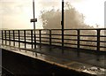 Breaking wave at Dawlish