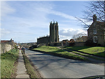 SE5377 : Entrance to Coxwold From Thirsk Bank by Keith Laverack