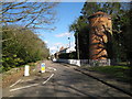 Essendon: B158 High Road and disused water tower