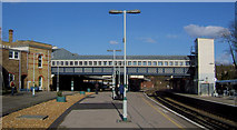 TQ4109 : Station Footbridge, Lewes by Kevin Gordon