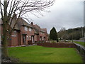 Houses beside the Church Stretton road