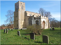 TL9847 : All Saints Church, Chelsworth by Andrew Hill