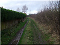 Farmers Road behind Field Head Looking North