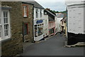 Steep hill into Fowey