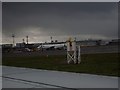 Boarding for Spain at Prestwick Airport