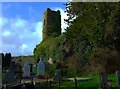 W5670 : Iniscarra Graveyard and Church of Ireland Ruin by Richard Fensome