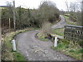 Mill Lane seen from bridge over River Rother