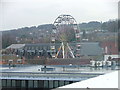 Big Wheel over the roof tops for the opening of Eden