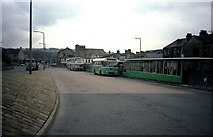 SE1422 : Brighouse bus station by Dr Neil Clifton