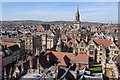 Lincoln College Library tower and Brasenose College from the University Church of St Mary the Virgin