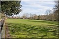 Footpath along field linked to Wellow Primary School