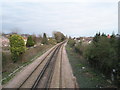 Looking towards the Railway Triangle from Windsor Road Bridge